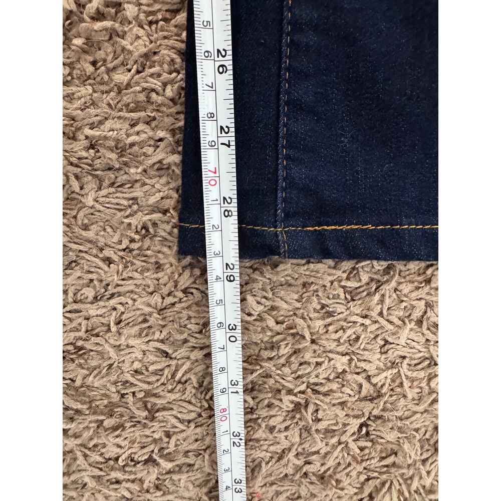FRAME The Reboot High Rise Bootcut Jeans Dark Wash Stretch Size: 26 - Picture 7 of 8